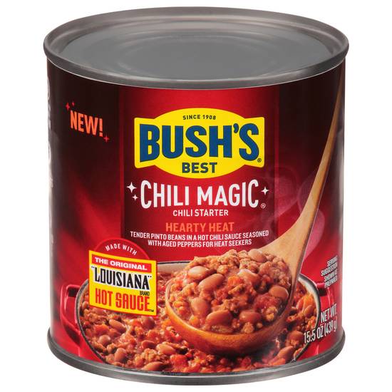 Bush's Chili Magic Hearty Heat Chili Starter (15.5 oz)