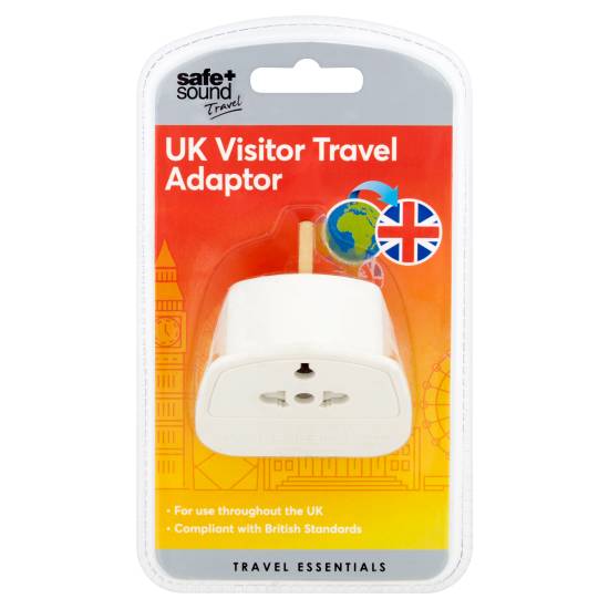Safe + Sound Travel Uk Visitor Travel Adaptor