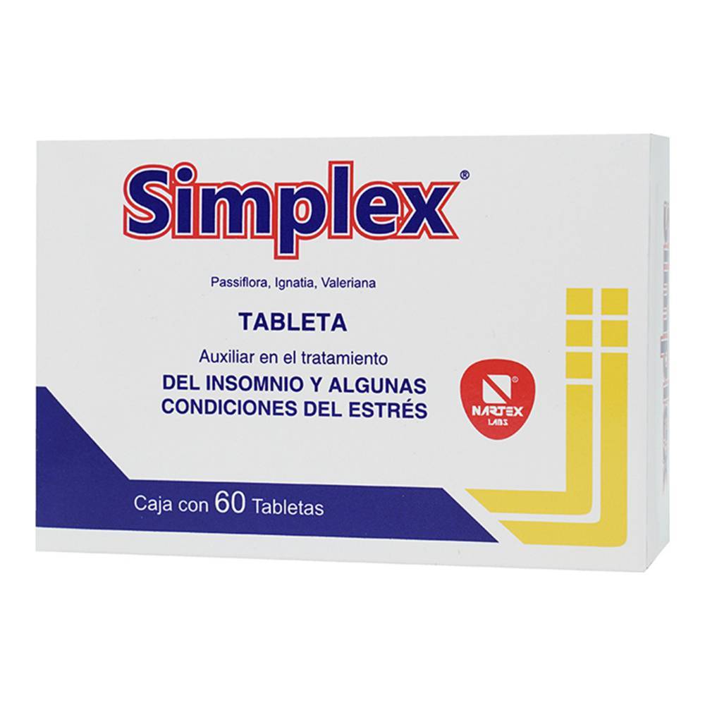 Nartex · Simplex tabletas (60 un) (60 un)