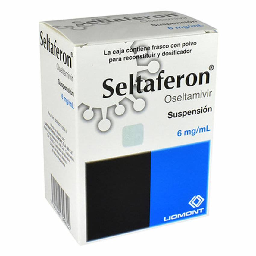 Liomont seltaferon oseltamivir suspensión 6 mg (60 ml)