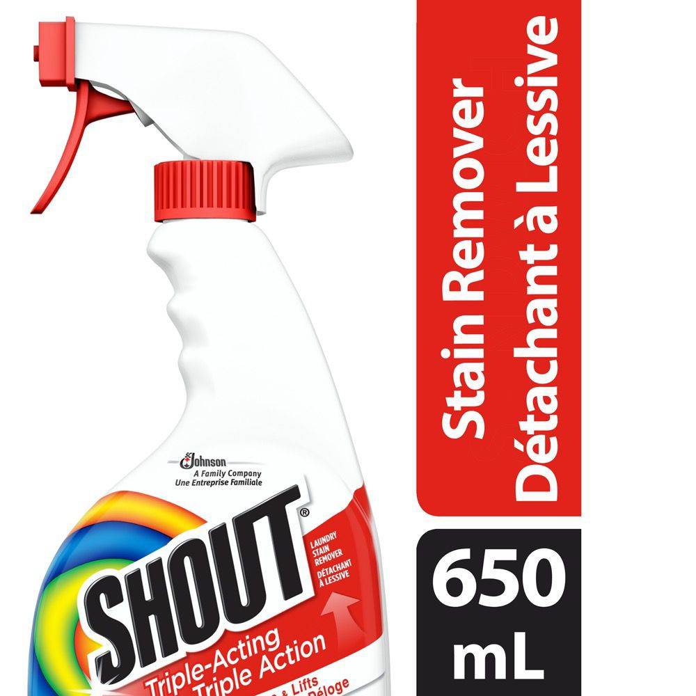 Shout détachant à lessive triple action - shout triple-acting laundry stain remover (650 ml)