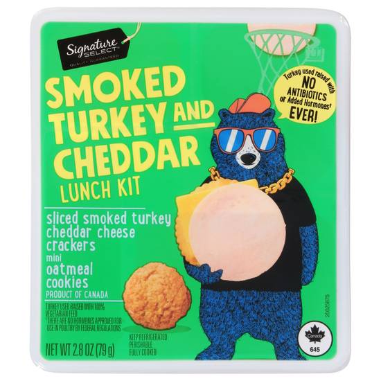 Signature Select Smoked Turkey and Cheddar Lunch Kit