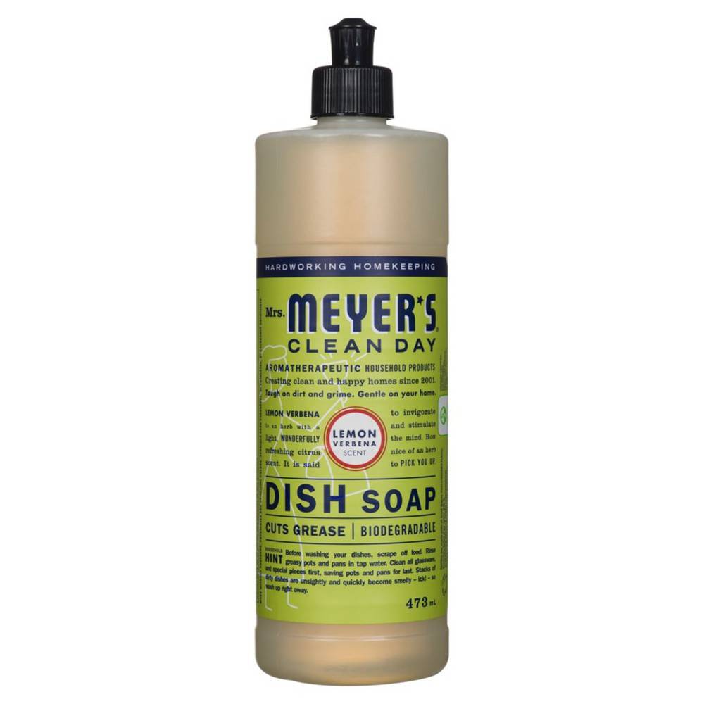 Mrs. Meyer's Dish Soap, Lemon Verbena (473 ml)