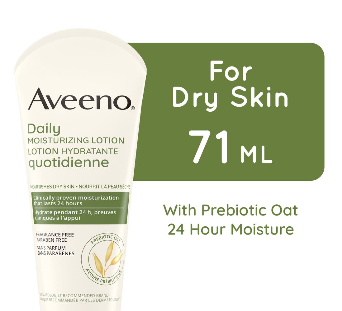 Aveeno Daily Moisturizing Body Lotion, Unscented (71 ml)