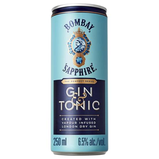 Bombay Sapphire Gin & Tonic (250 ml)