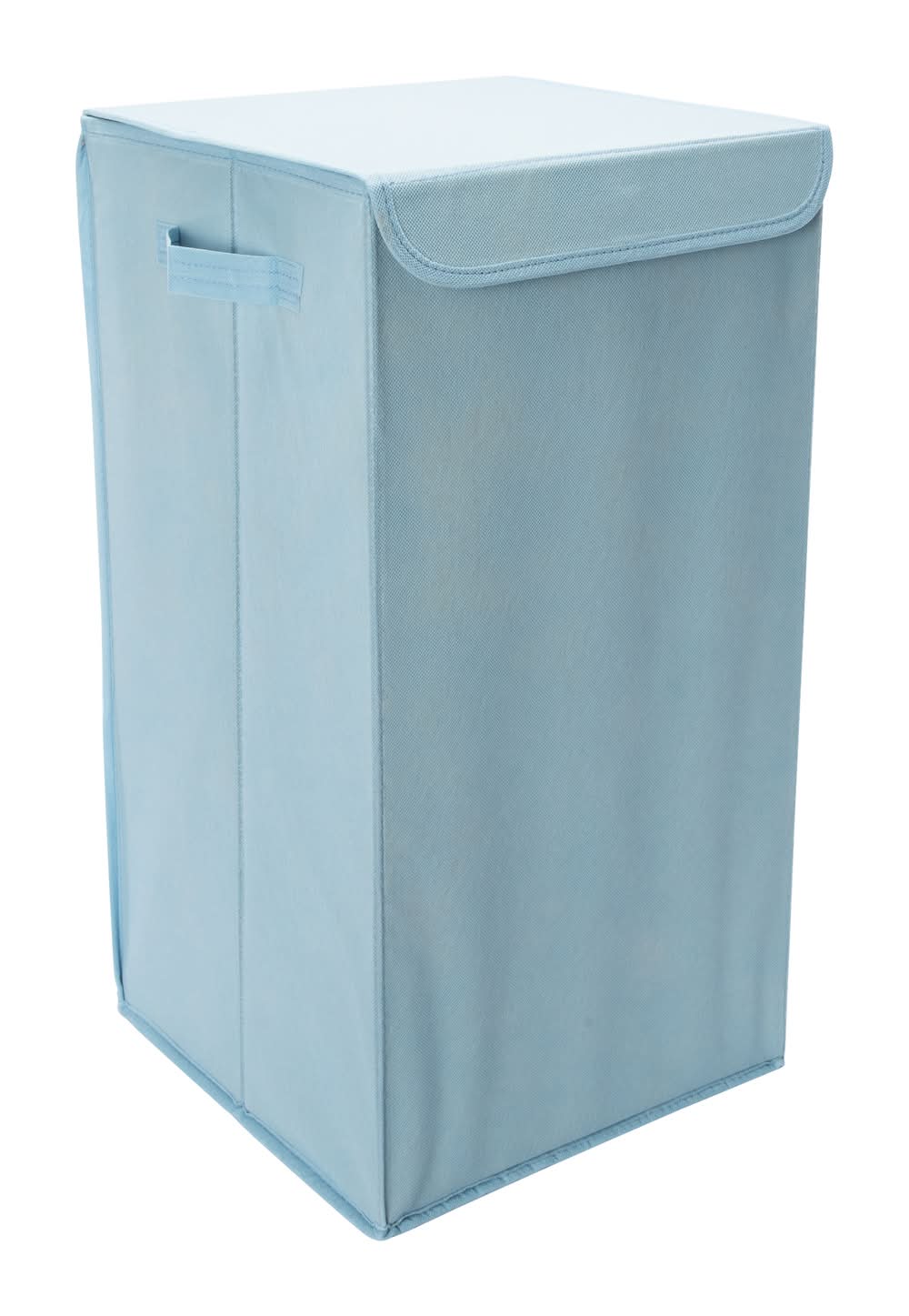 Lidded Collapsible Laundry Hamper 12in x 23in Blue