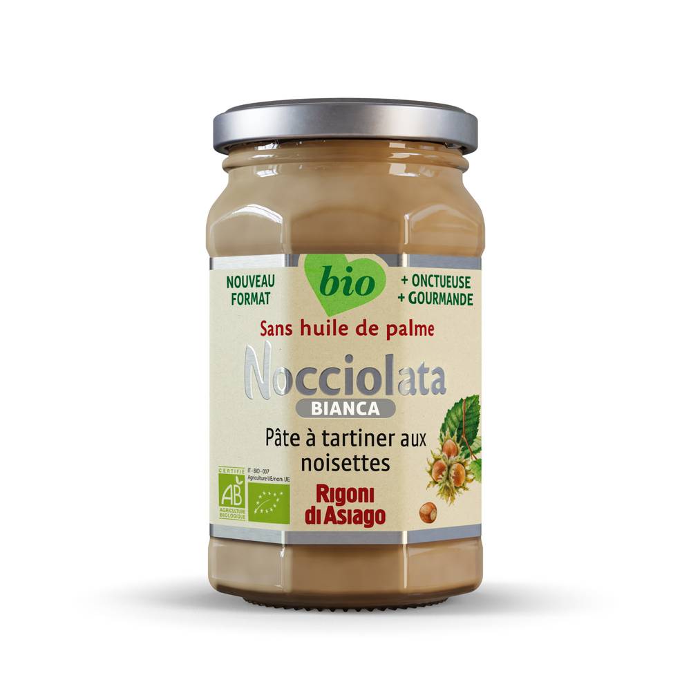 Nocciolata - Rigoni di asiago bianca pâte à tartiner aux noisettes bio