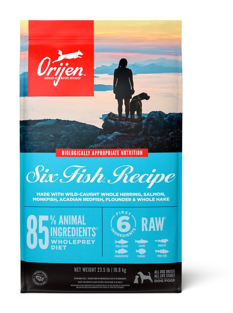 Orijen · Six fish alimento seco para perros, pescado, Todas las Etapas-Todas las Razas (10,6 kg)