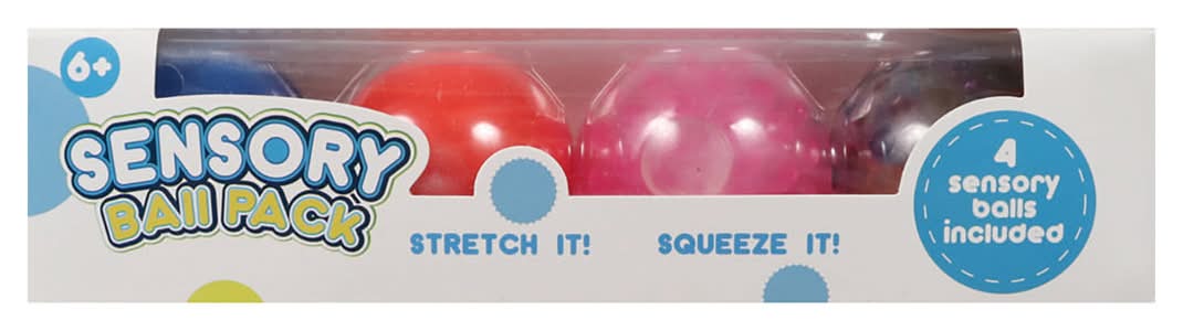Sensory Ball pack For 6+ Years, Assorted (4 ct)