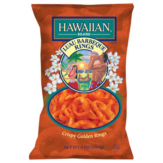 Hawaiian Snacks Luau Barbeque Rings (4 oz)