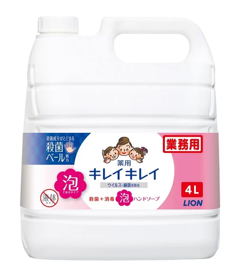 キレイキレイ 薬用 泡ハンドソープ 4リットル