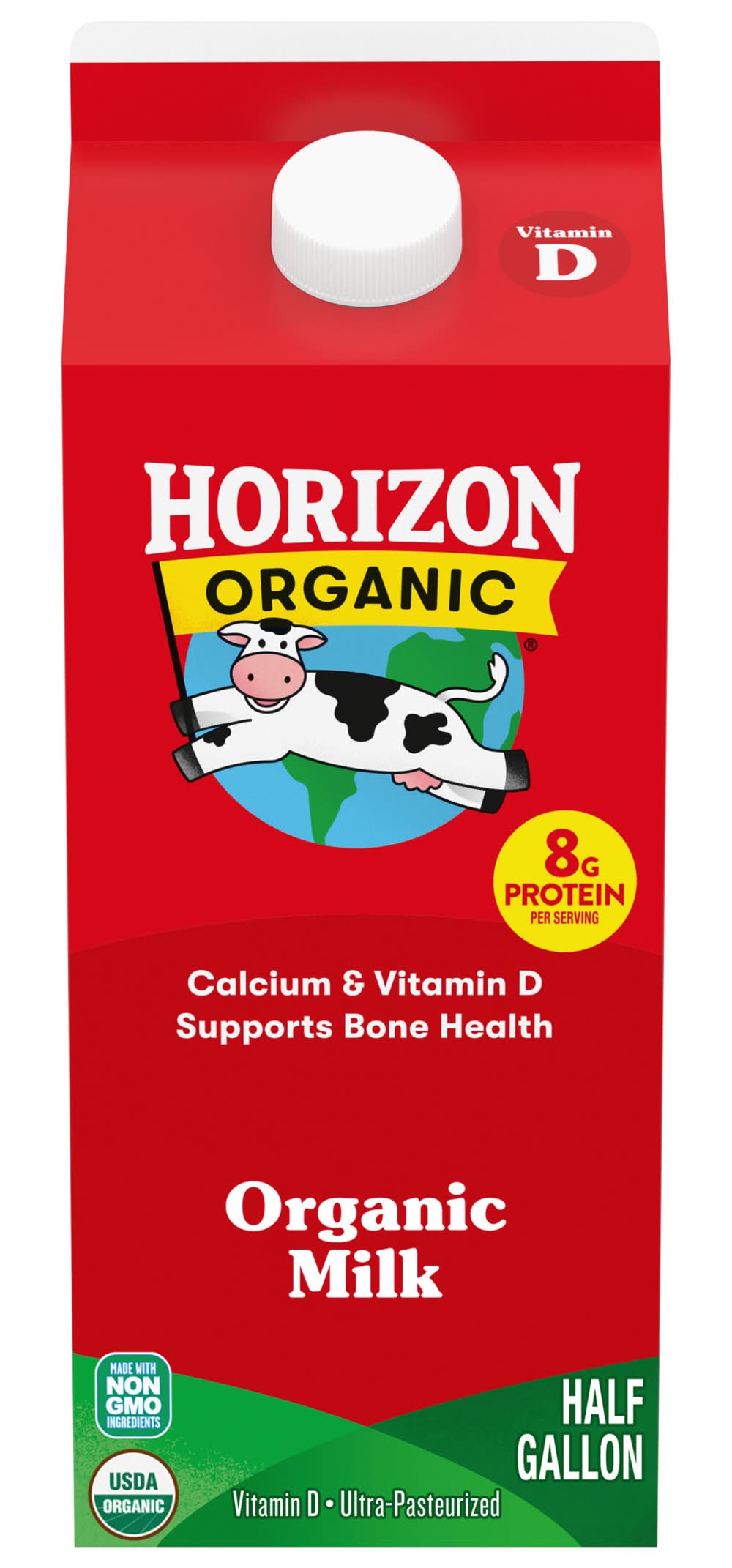 Horizon Organic High Vitamin D Whole Milk (1.89 L)