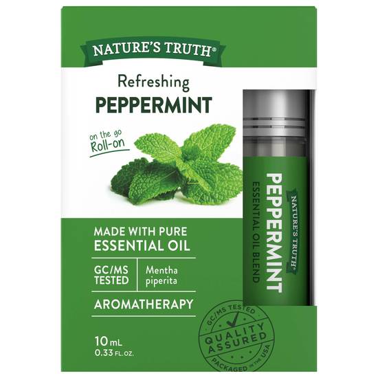 Nature's Truth Refreshing Peppermint Essential Oil (10 ml)