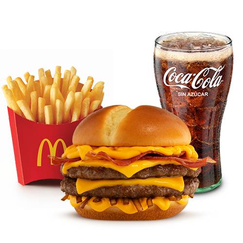 Combo Mediano Cheddar McMelt Doble Carne