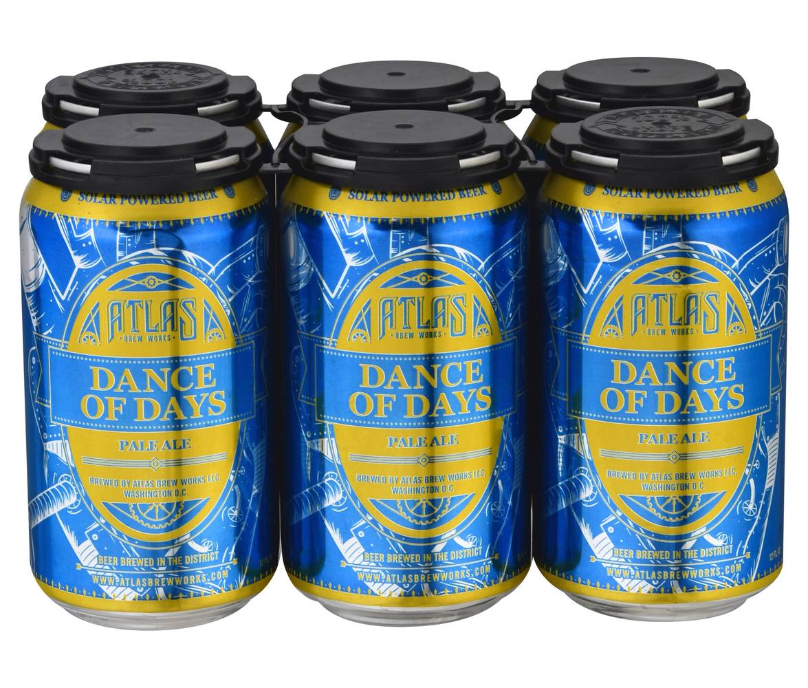 Atlas Brew Works Dance Of Days Domestic Pale Ale Beer (6 x 12 fl oz)