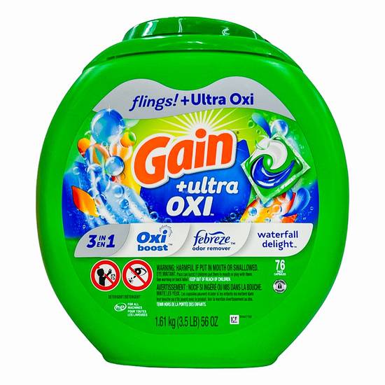 Gain Flings Oxi Waterfall Laundry Detergent