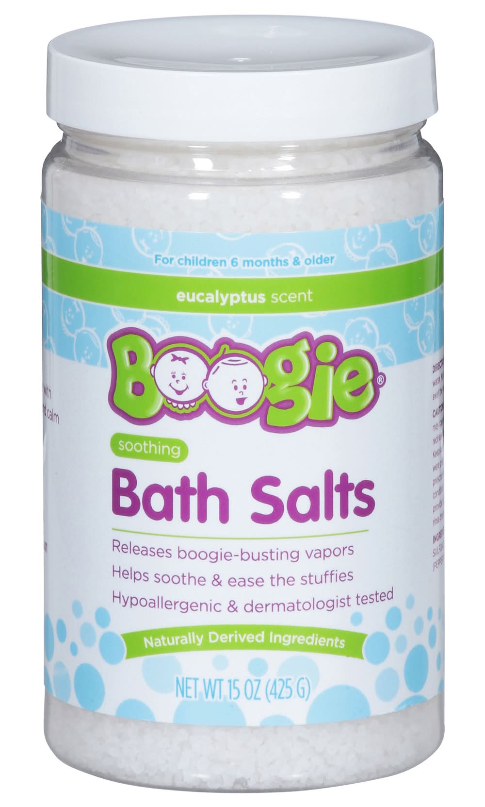 Boogie Soothing Eucalyptus Scent Bath Salts (15 oz)