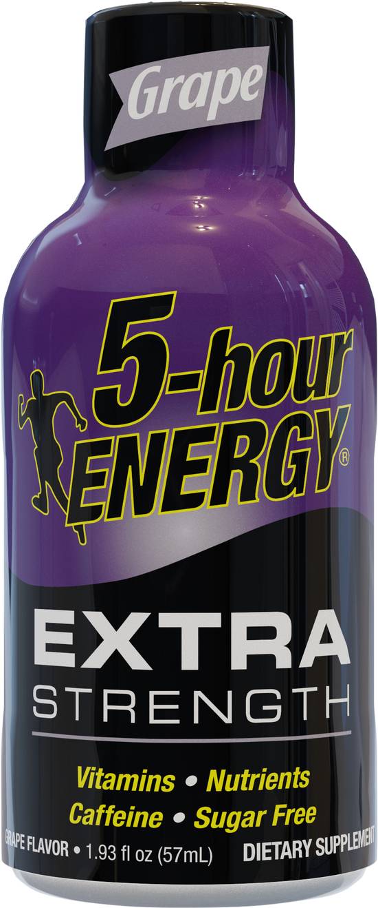 5-Hour Energy Extra Strength Grape Sugar Free Supplement