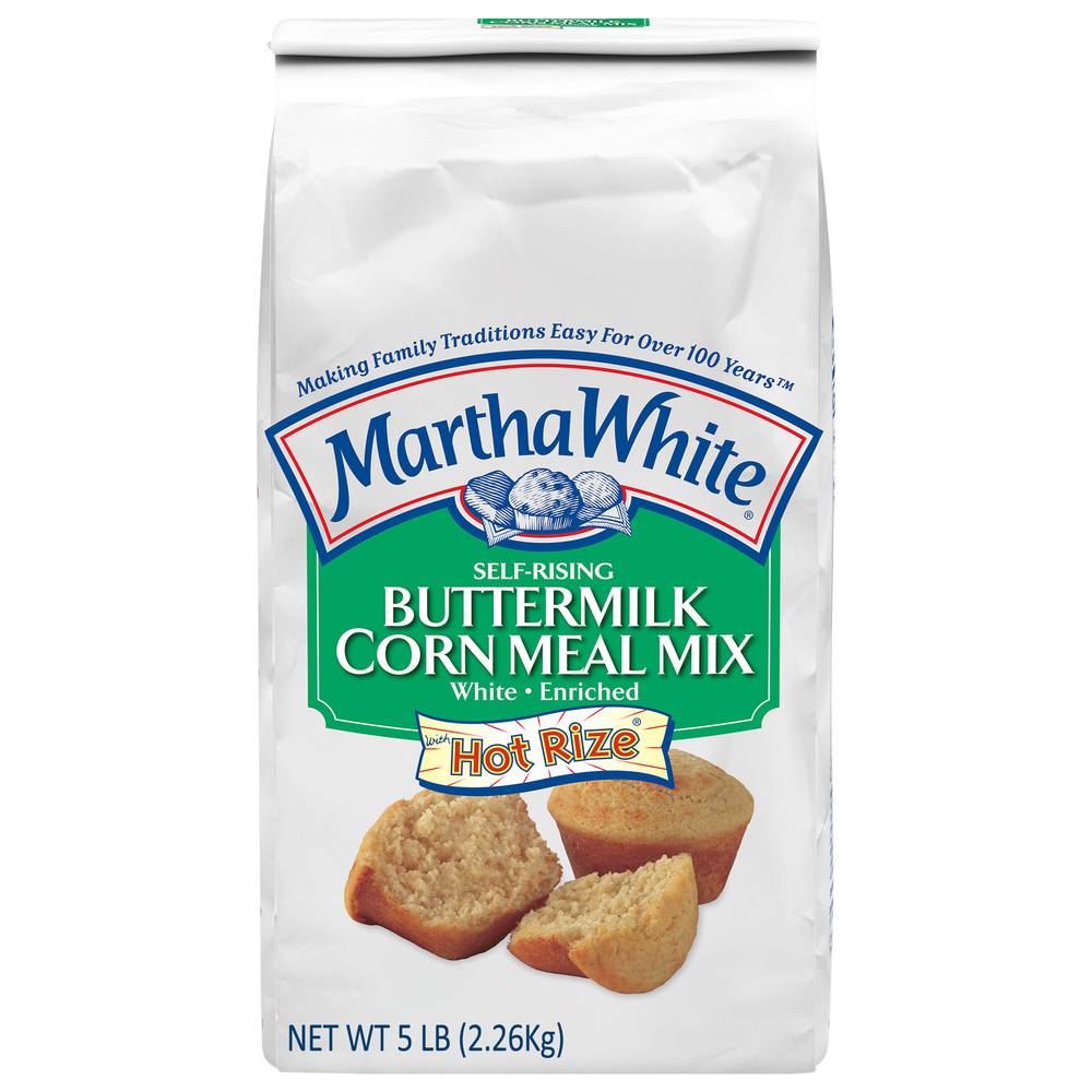 Martha White White Enriched Self-Rising Buttermilk Corn Meal Mix (5 lbs)