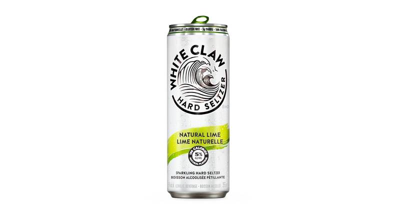White Claw Natural Lime 473mL, cooler (5% ABV)