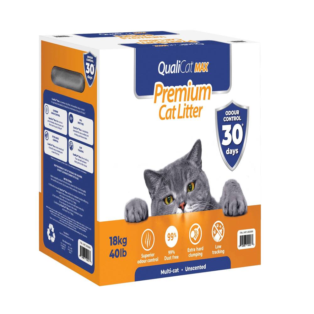 Qualicat Max Cat Litter 18.14 Kg             P=45