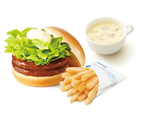 ダブルテリヤキバーガー＋70円ドリンクセット