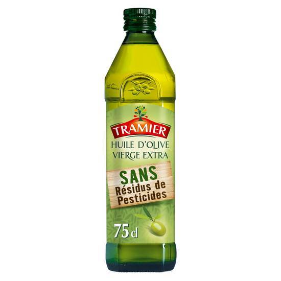 Huile d'olive vierge extra sans résidus de pesticides - tramier - 75cl