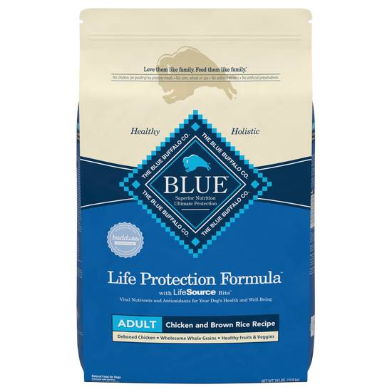 Blue Buffalo Chicken & Brown Rice Adult Dry Dog Food