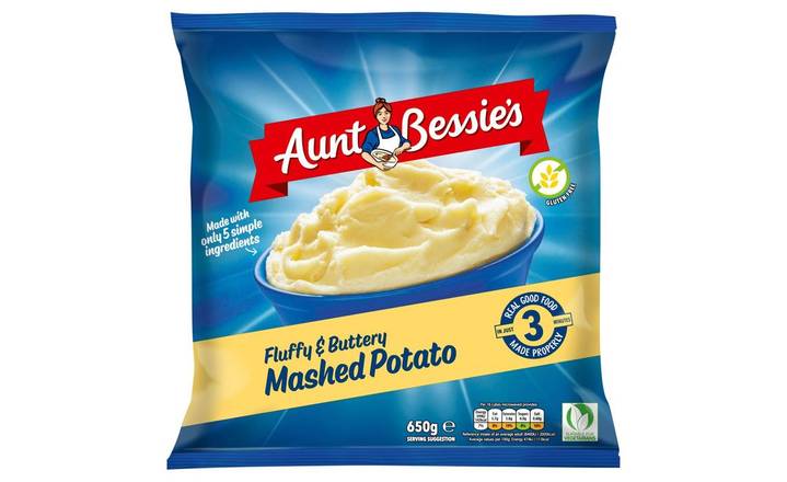 Aunt Bessies Frozen Mashed Potato 650g (393068)