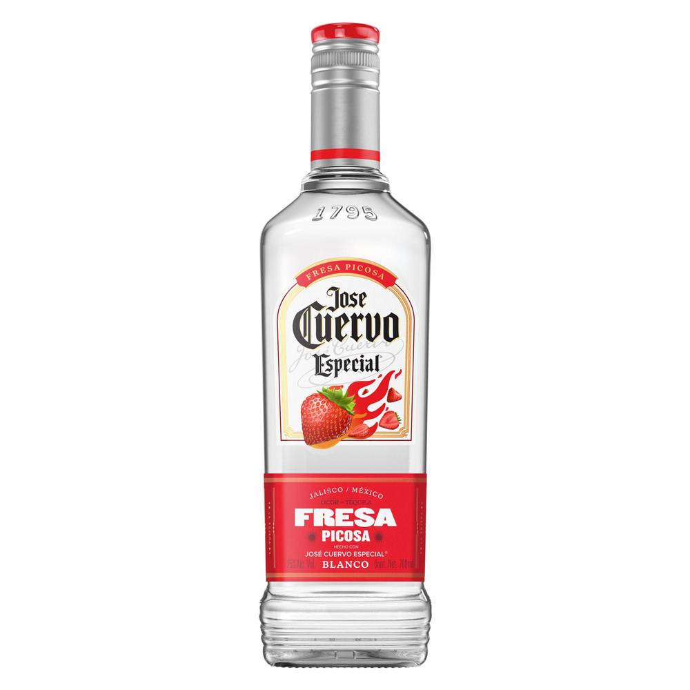 Jose Cuervo · Tequila blanco especial, fresa picosa (700 ml)