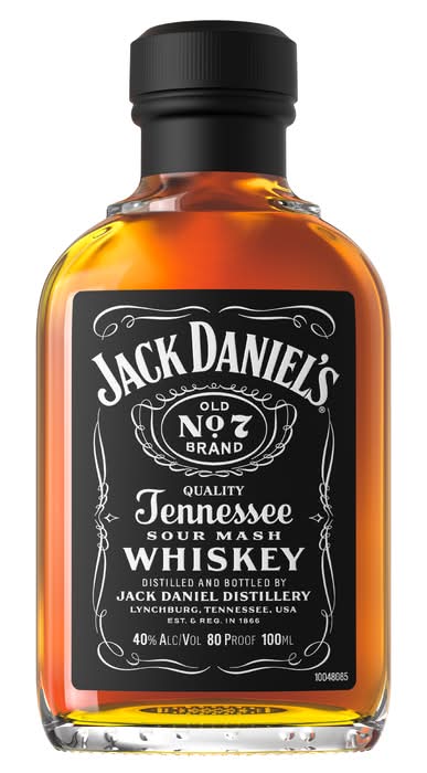 Jack Daniel's Old No. 7 Tennessee Sour Mash Whiskey (100 ml)