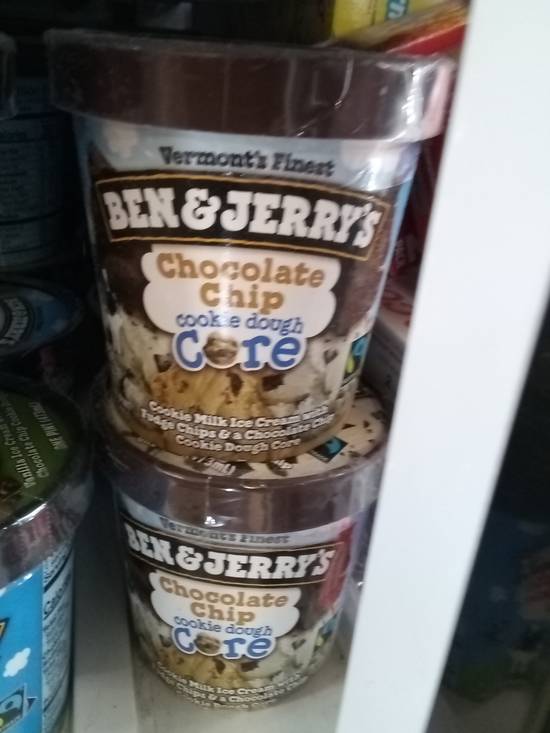 Ben and Jerry's  chocolate chip cookie dough core