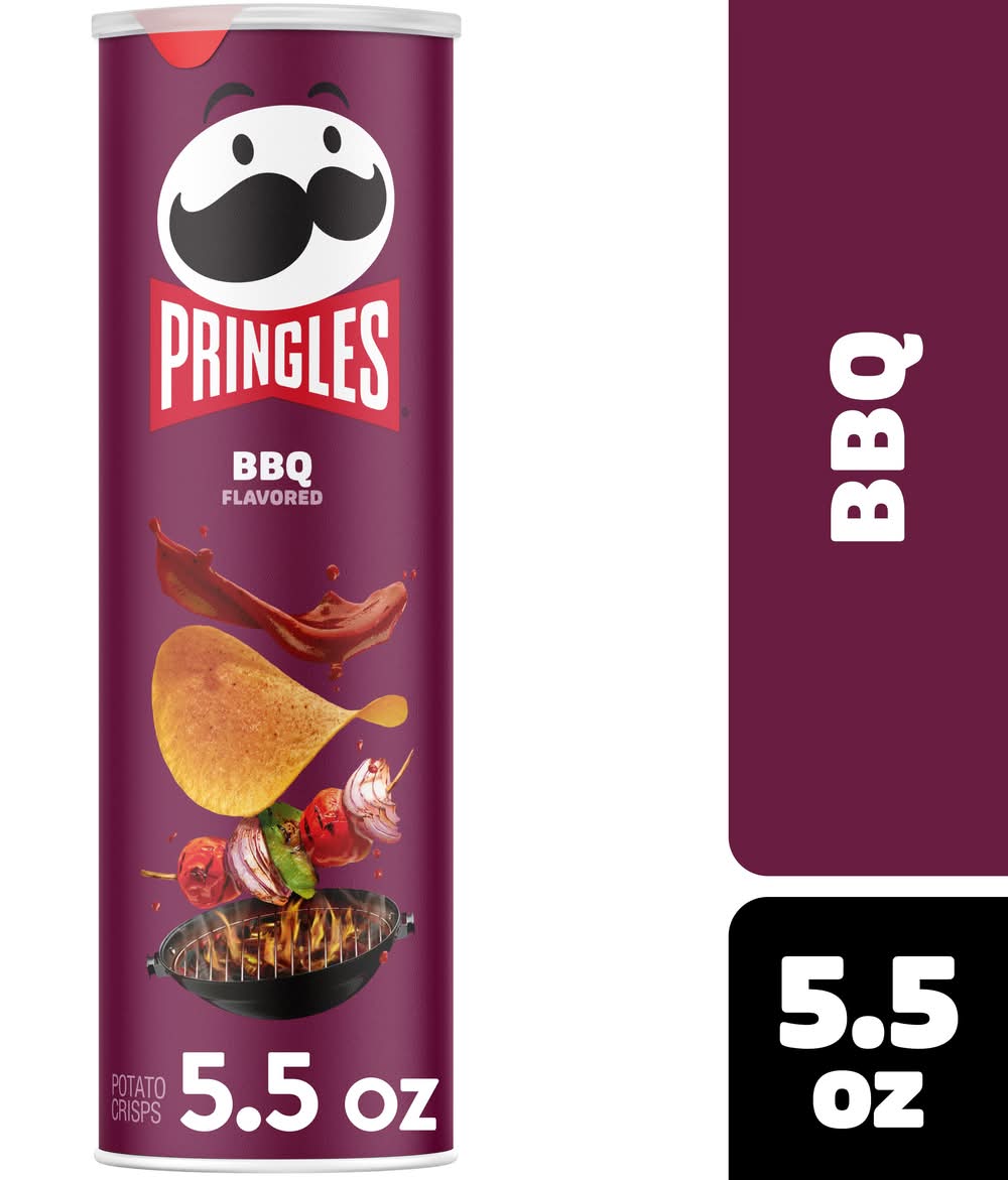 Pringles Potato Crisps, Bbq (5.5 oz)