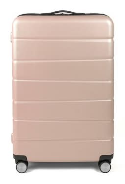 Skyline Hardside Checked Spinner Suitcase, L, Oxford Tan