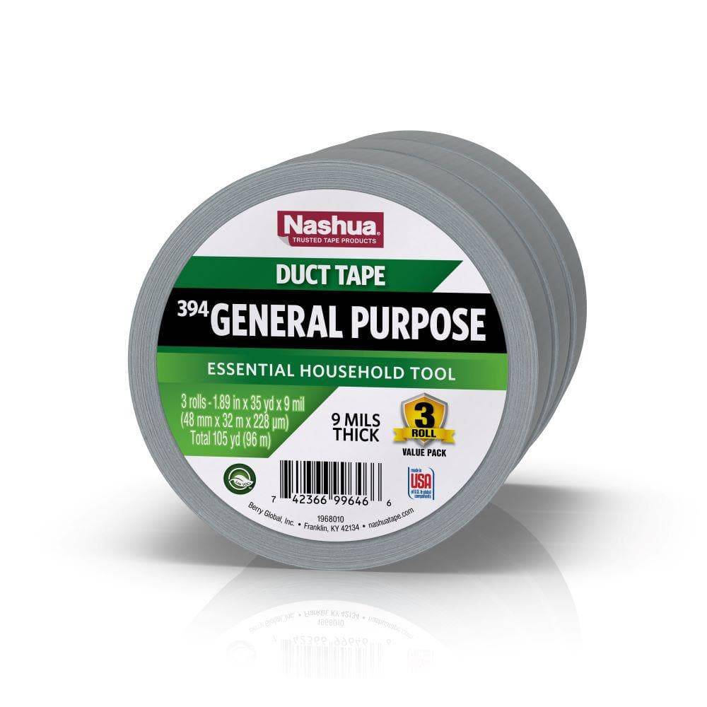 Nashua 1.89 In. X 35 Yd. 394 General Purpose Duct Tape In Silver (3-Pack)