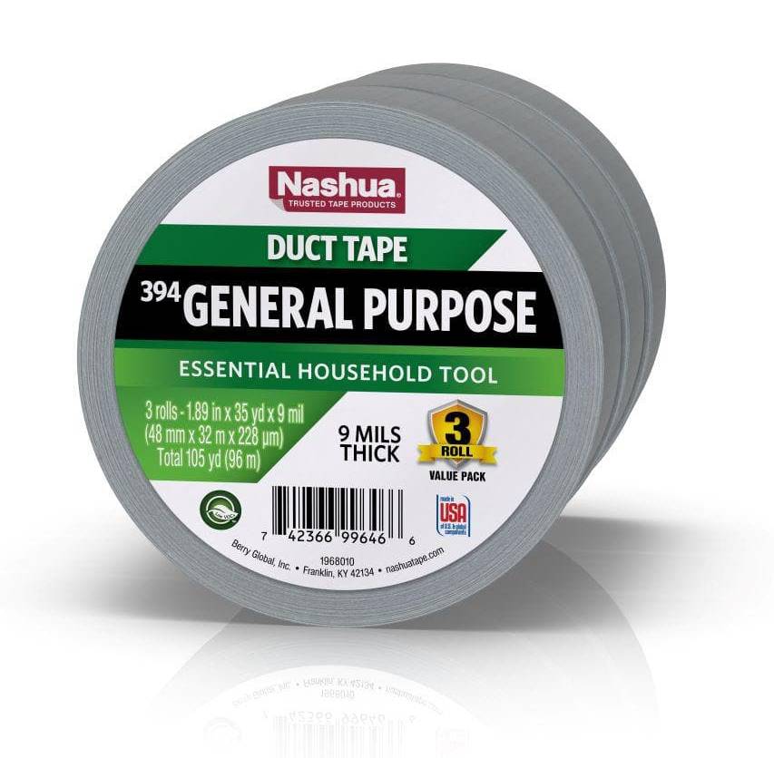 Nashua General Purpose Duct Tape Rolls (3 ct)