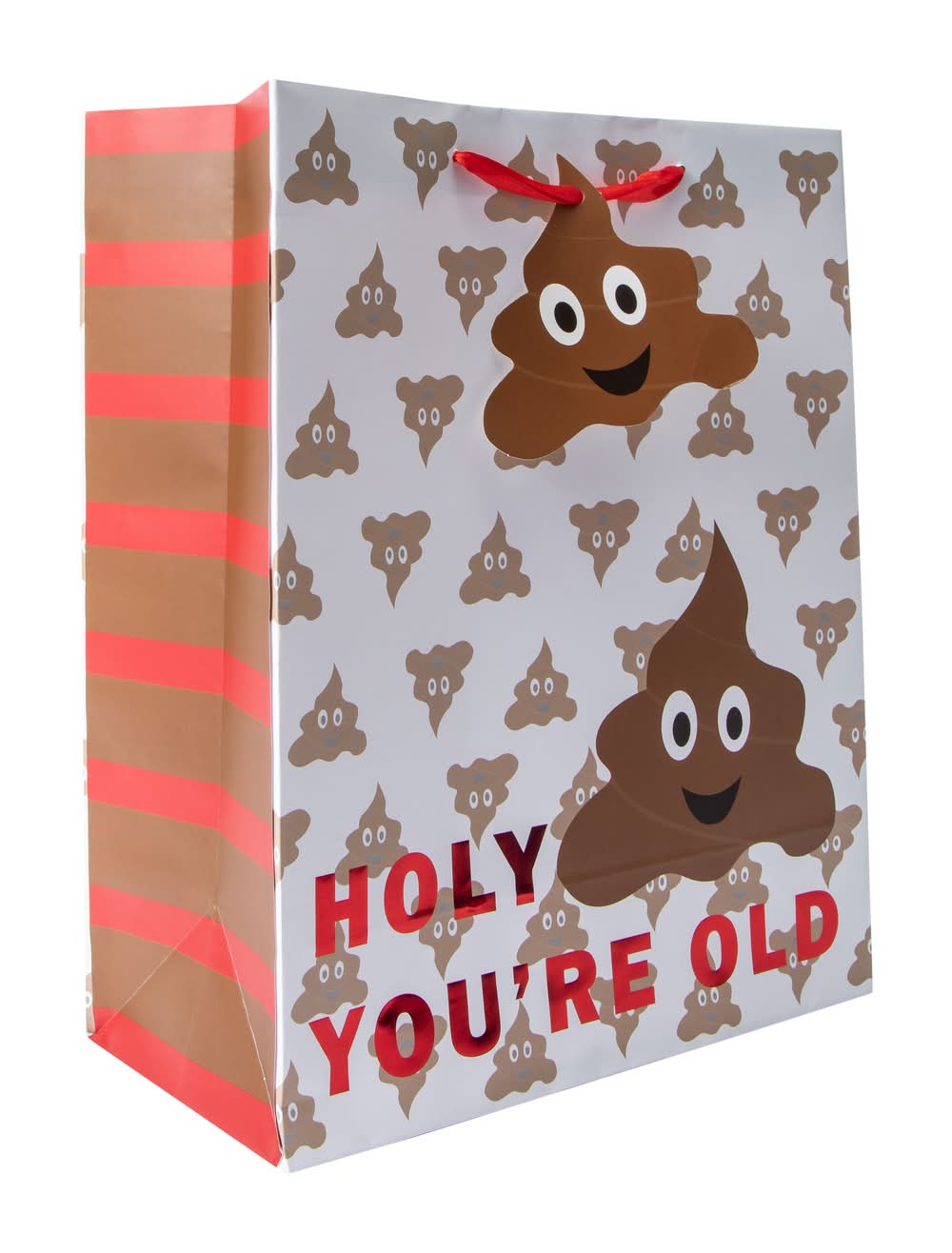 Design Large Gift Bag Old As Poop