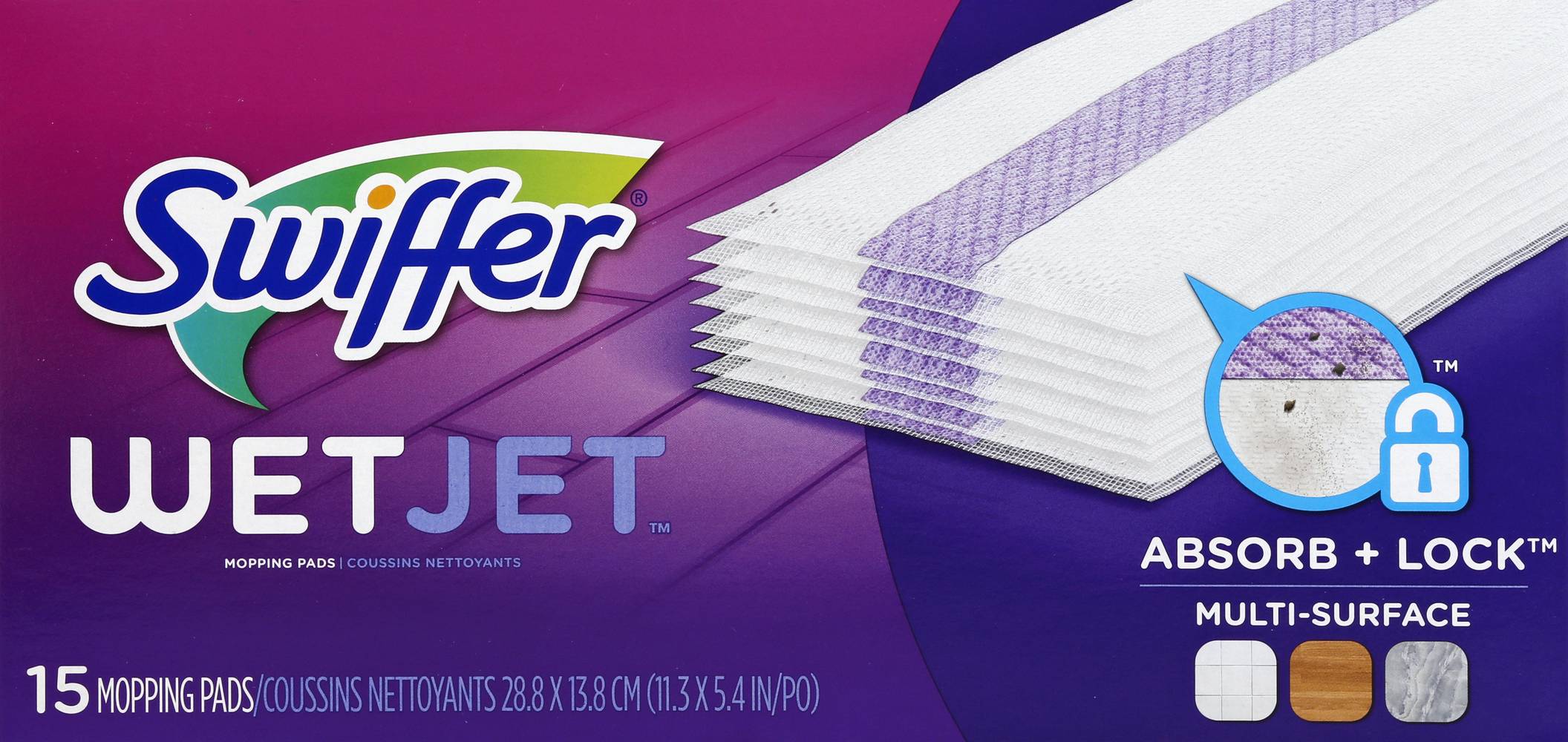 Swiffer Wet Jet Mopping Pads (12.8 oz, 15 ct)