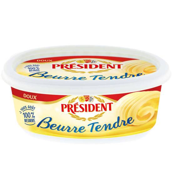 Beurre Tendre - Doux - 82% Mat.Gr - Beurrier