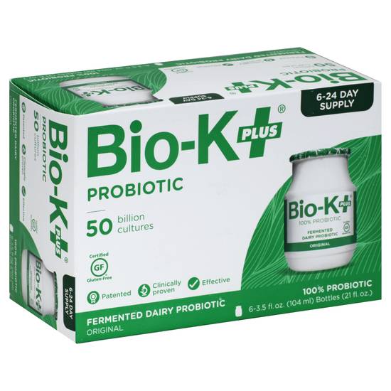 Bio-K Plus Original Probiotic Dairy Drink (6 ct)
