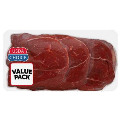 Usda Choice Beef Round Tip Steak Value Pack