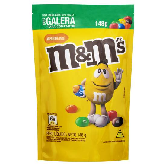 M&m's confeitos de chocolate com amendoim (148 g)