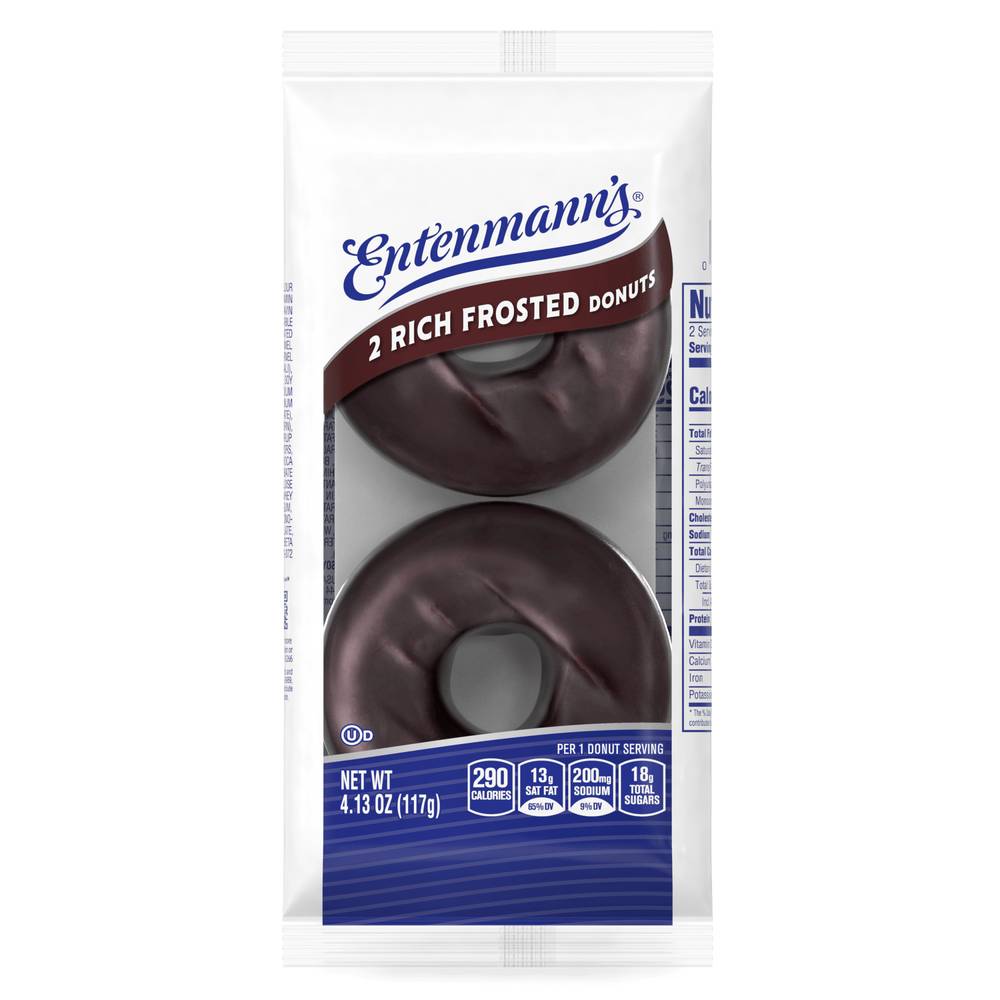 Entenmann's Rich Frosted Donuts (2.06 oz, 2 ct)