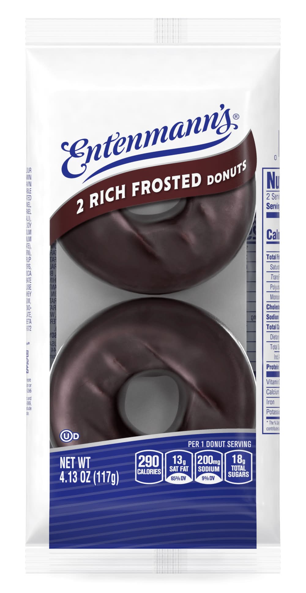 Entenmann's Rich Frosted Donuts (4.13 oz, 2 ct)