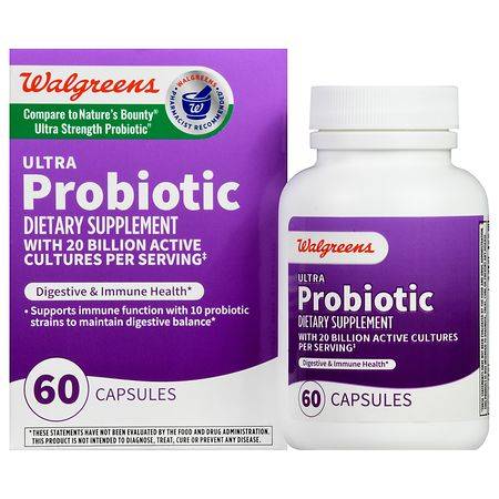 Walgreens Ultra Strength Daily Probiotic Capsules