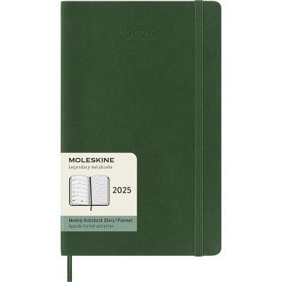 Moleskine 2025 Weekly/Monthly Planner 5.125"x8.25" Large Softcover Myrtle Green