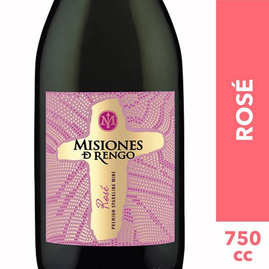 Misiones de rengo espumante charmat premium rosé (botella 750 ml)