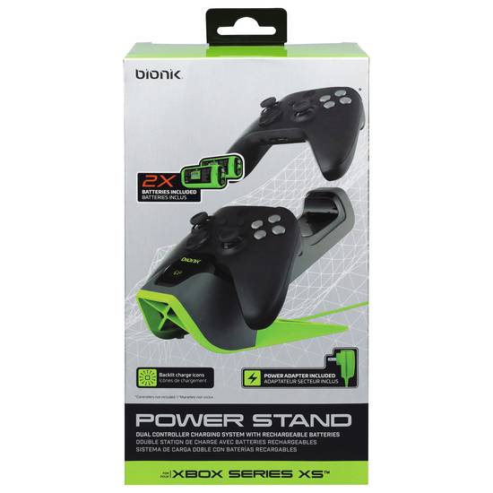 Bionik Series Xs Dual Controller Charging System With Rechargeable Batteries