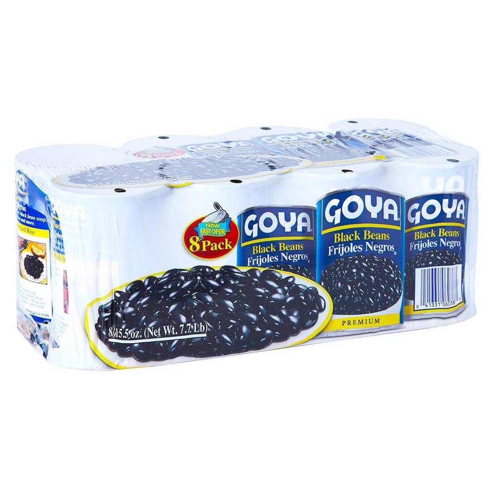 Goya, Black Beans, 15.5 oz, 8-Count