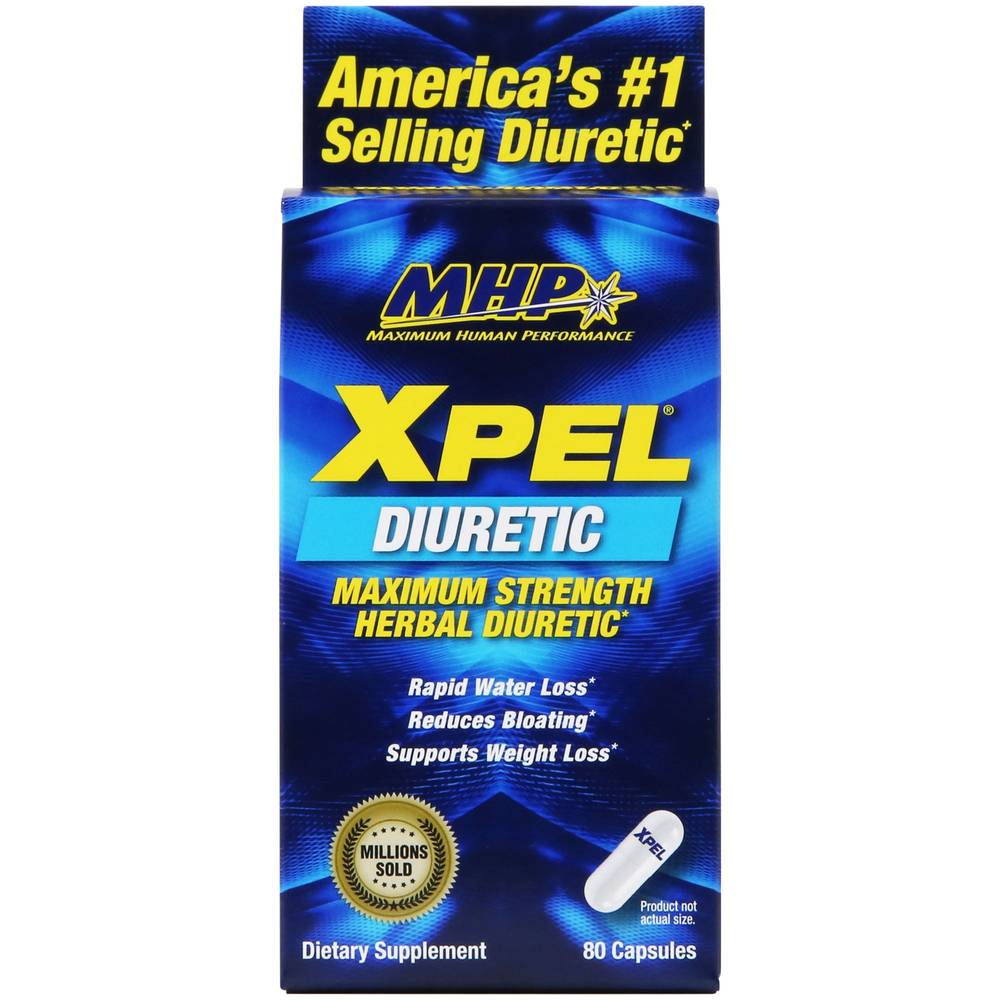 MHP Xpel Herbal Diuretic With Maximum Strength (80 ct)